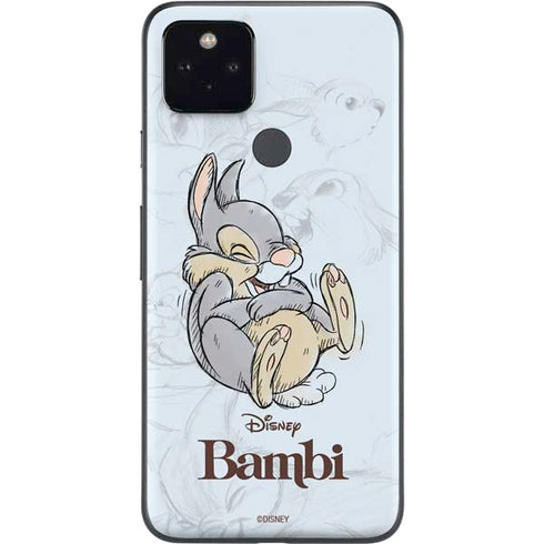 Disney Bambi Thumper Sketched portrait Google Pixel 5a Skin